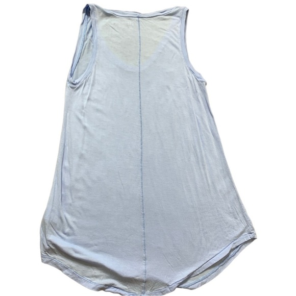 GAP Luxe Tank With Scoop Neck Spa Blue Size XS - Picture 4 of 8